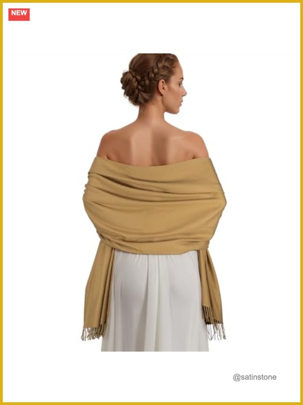 Large Pashmina Shawl Wrap for Women Soft Winter Scarf Evening Wedding Shawl